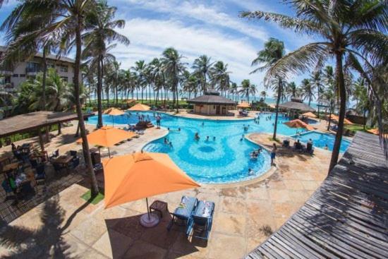Apartamento Resort Ao Lado Do Parque Aquatico Porto Das Dunas - Pe Na Areia- Terreo 알퀴라즈 외부 사진